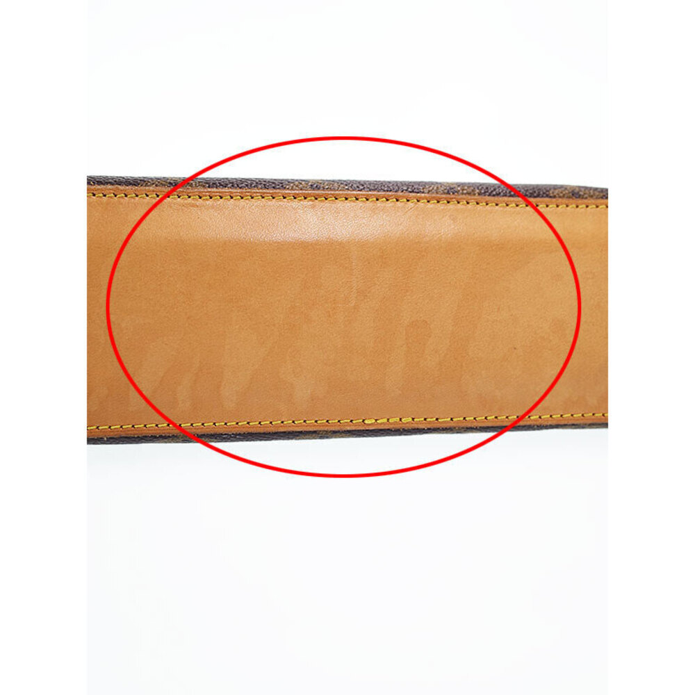 Louis Vuitton Shoulder Trotter Leather Bag Monogram Brown - Picture 6 of 8